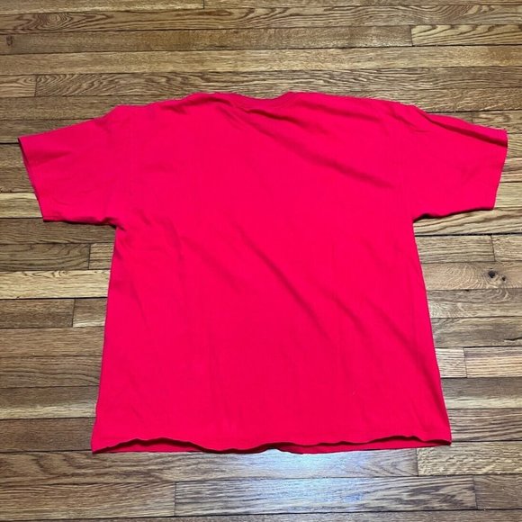 2007 David Ortiz Big Papi Graphic Logo T-Shirt Mens Size 2XL Red Boston Red Sox - Picture 6 of 6